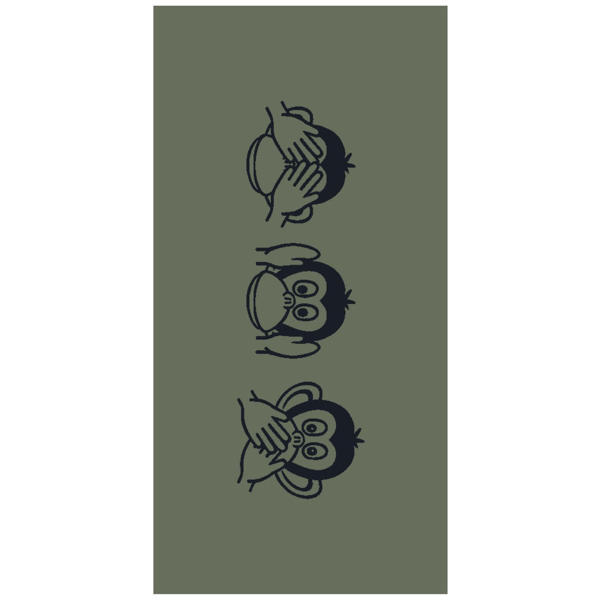 handtuch liegetuch jacquard baumwolle aeffchen monkey 