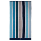 handtuch liegetuch jacquard baumwolle blau gestreift