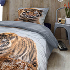 bettwaesche raubtier tiger steppe wildnis