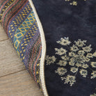 teppich lauren indigo blue blau blumen
