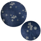 teppich lauren indigo blue blau blumen