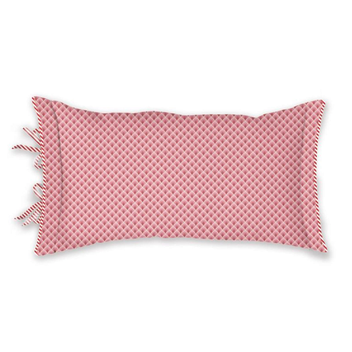 zierkissen gebluemt floral wellen rosa 