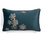 dekokissen zierkissen lauren indigo blue kissen blumen