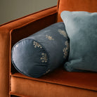 dekokissen zierkissen lauren indigo blue kissen blumen